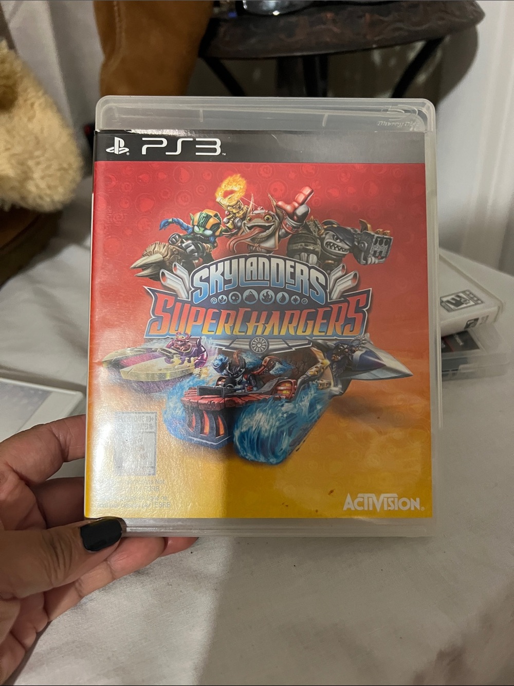 Skylanders SuperChargers (PS3) by - Red and Orange Cover